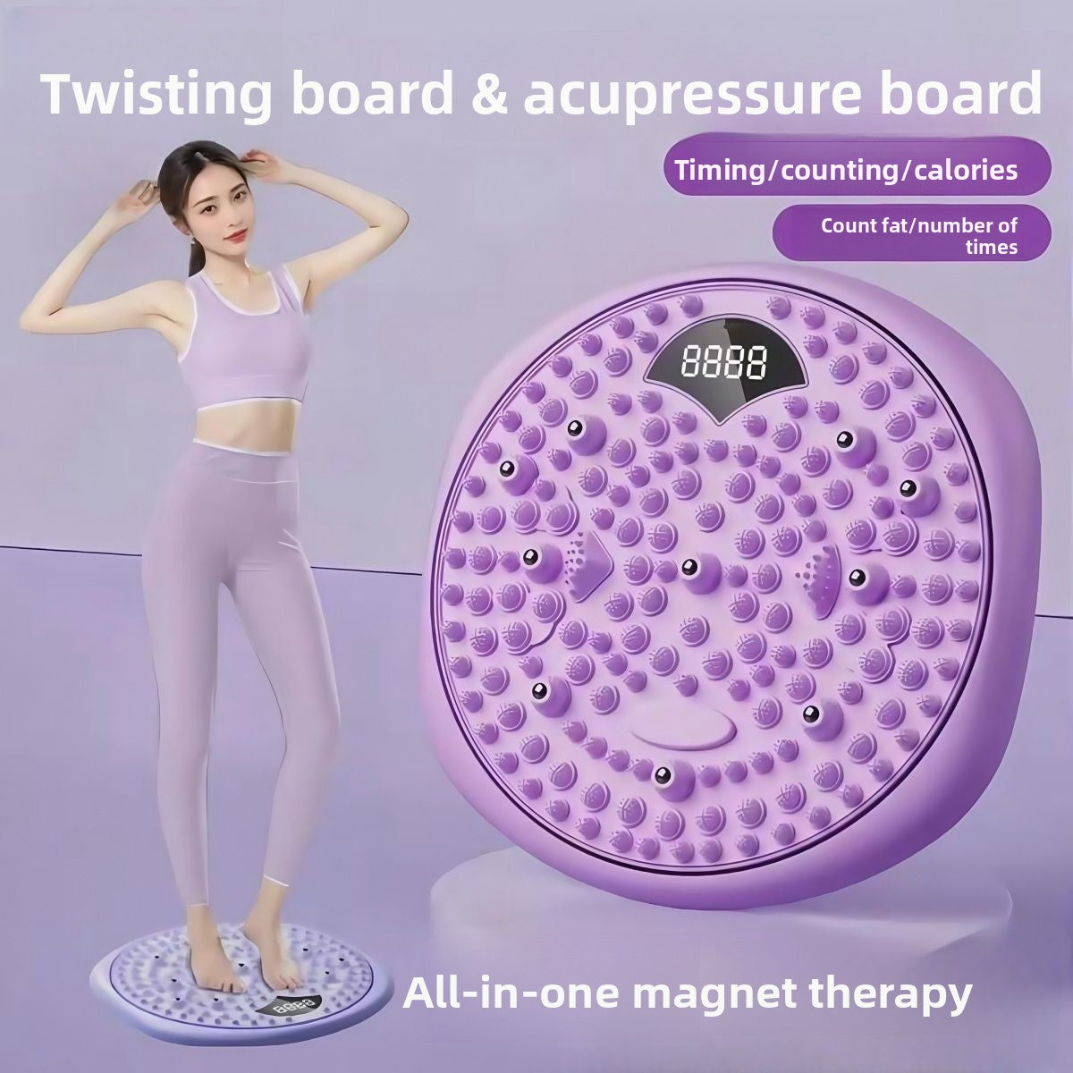 Waist Twister Board with Digital Counter