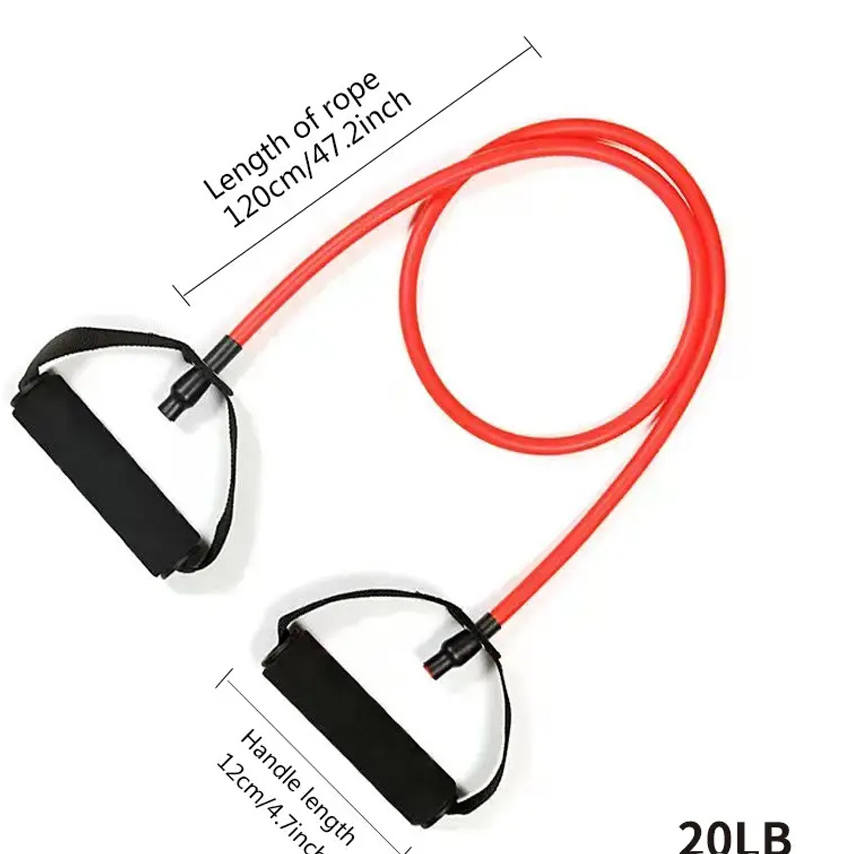 Resistance Band with Foam Handles