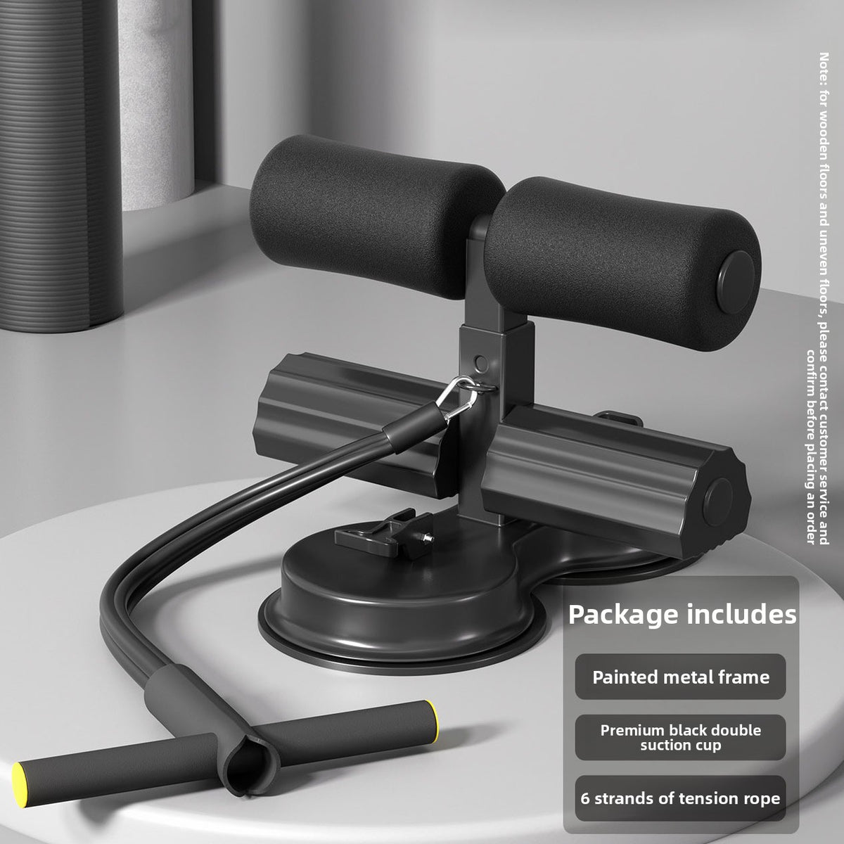 Suction Cup Sit-Up Bar with Counter