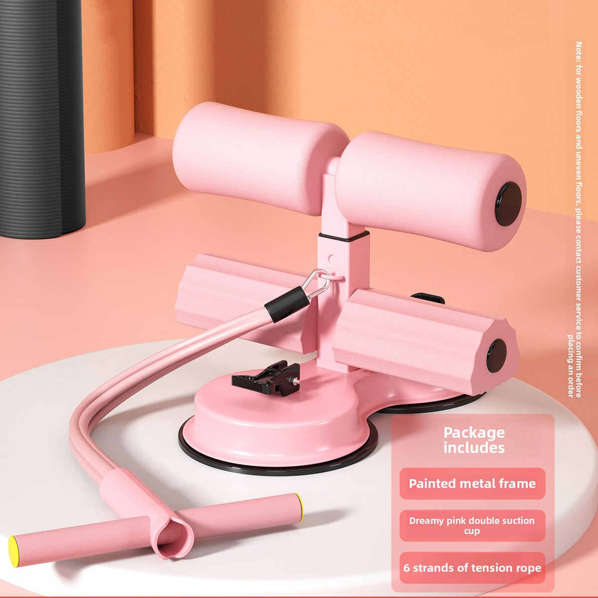 Suction Cup Sit-Up Bar with Counter