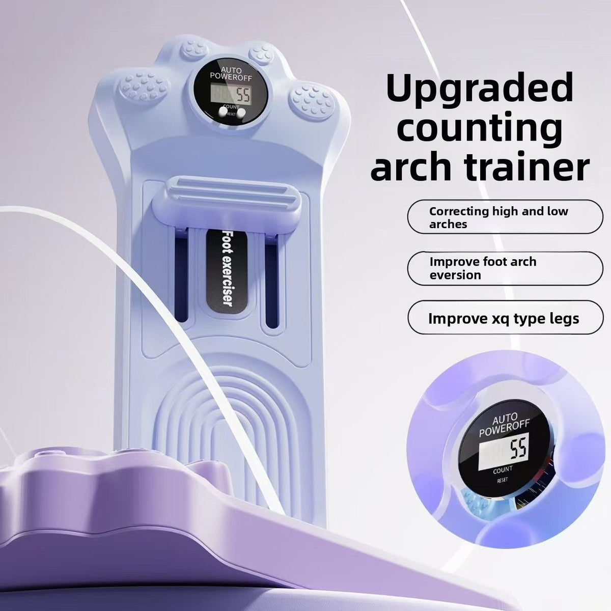 Foot Arch Trainer with Rep Counter
