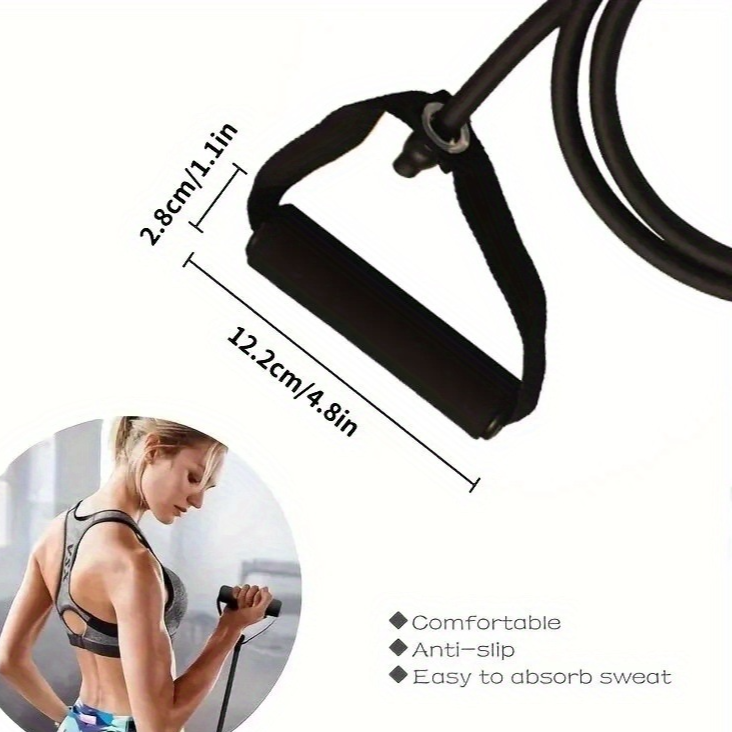 Resistance Band with Foam Handles