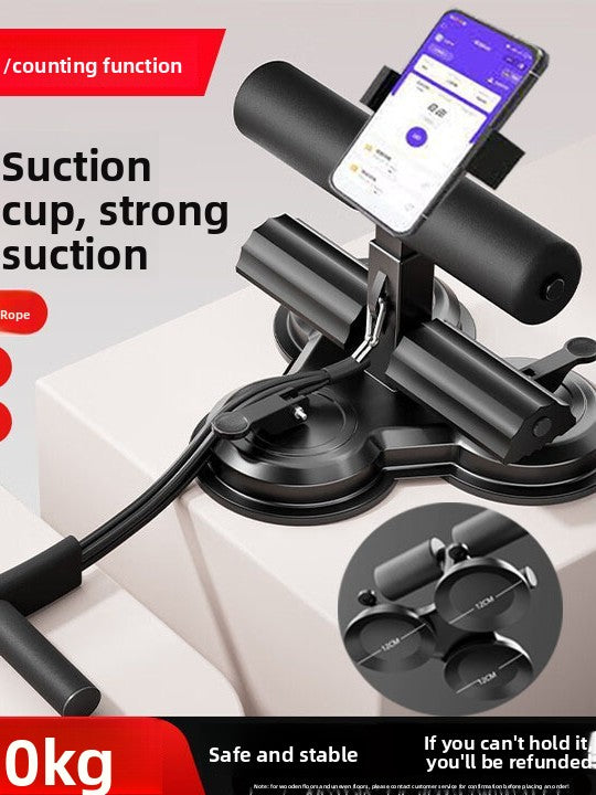 Suction Cup Sit-Up Bar with Counter